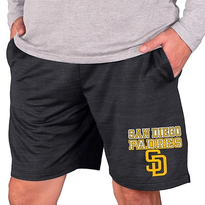 Men's Concepts Sport Charcoal San Diego Padres Bullseye Knit Jam Shorts