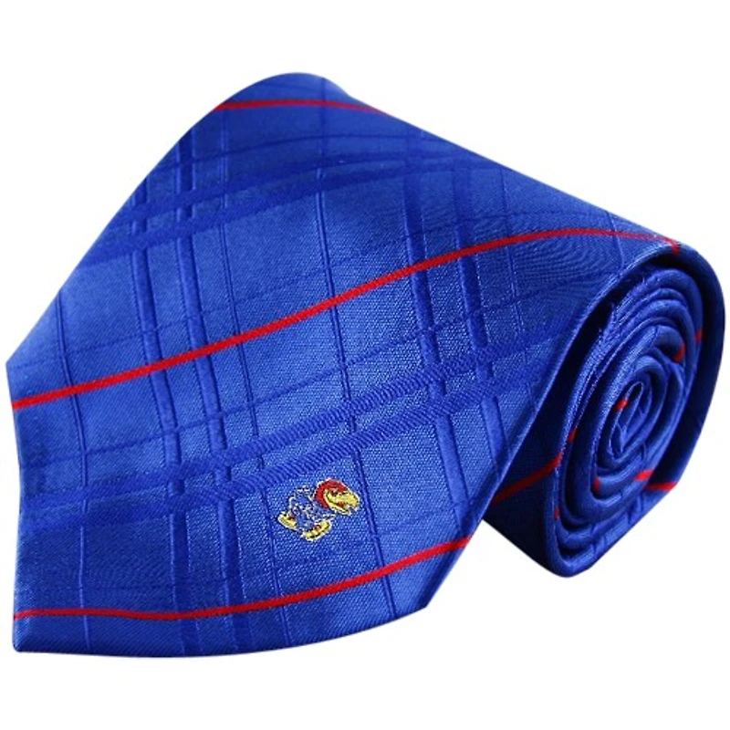 Kansas Jayhawks Royal Blue Oxford Woven Tie