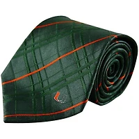 Miami Hurricanes Green Oxford Woven Tie