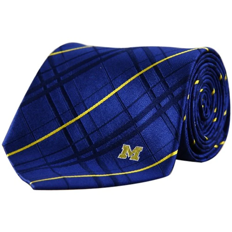 Michigan Wolverines Royal Blue Oxford Woven Tie