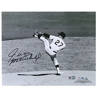Juan Marichal San Francisco Giants Autographed 8" x 10" Black & White Pitching Photograph