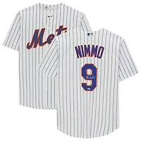Brandon Nimmo New York Mets Autographed White Nike Replica Jersey