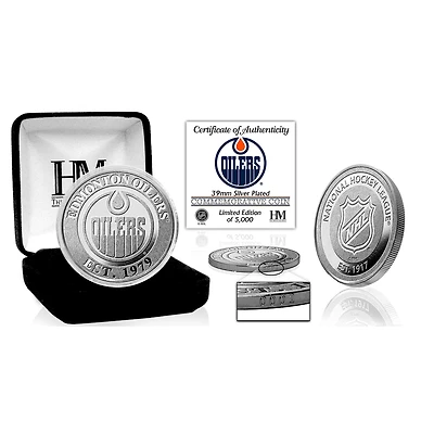 Highland Mint Edmonton Oilers Silver Mint Coin