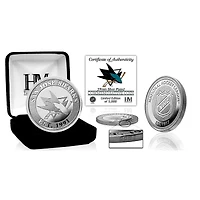 Highland Mint San Jose Sharks Silver Mint Coin