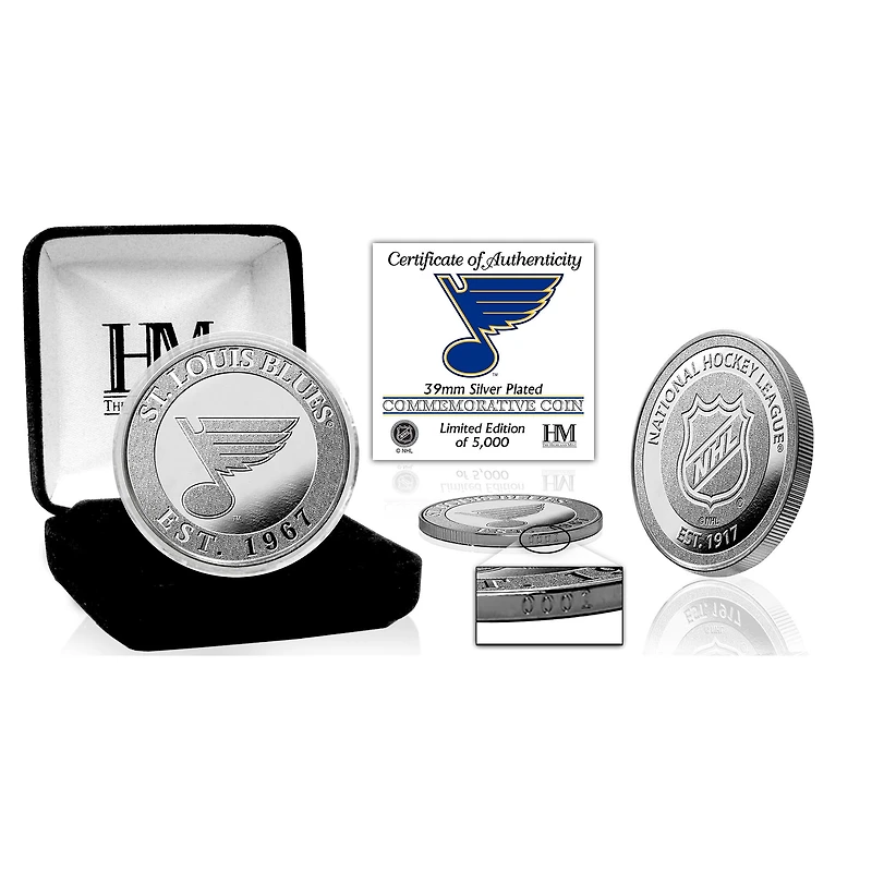 Highland Mint St. Louis Blues Silver Mint Coin