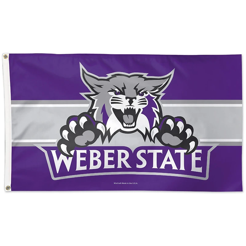 WinCraft Weber State Wildcats 3' x 5' Logo One-Sided Flag