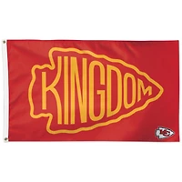 WinCraft Kansas City Chiefs 3' x 5' Kingdom One-Sided Flag