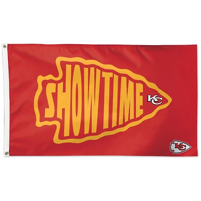WinCraft Kansas City Chiefs 3' x 5' Showtime One-Sided Flag