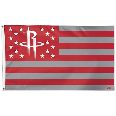 WinCraft Houston Rockets 3' x 5' Stars & Stripes One-Sided Flag