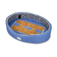 Carolina Blue/White North Carolina Tar Heels 34'' x 22'' x 7'' Medium Basketball Stadium Oval Dog Bed
