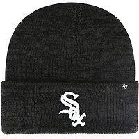 Men's '47  Black Chicago White Sox Brain Freeze Cuffed Knit Hat