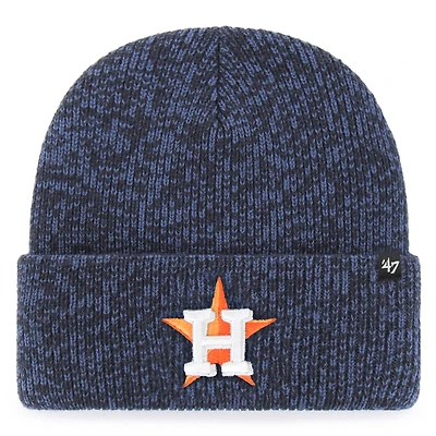 Men's '47  Navy Houston Astros Brain Freeze Cuffed Knit Hat