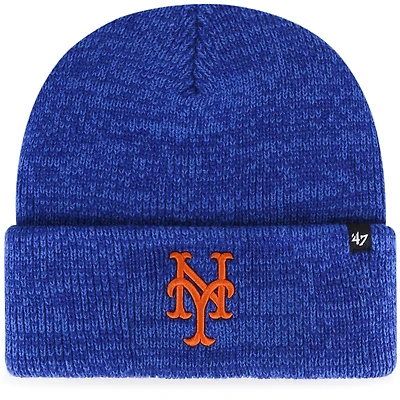 Men's '47  Royal New York Mets Brain Freeze Cuffed Knit Hat
