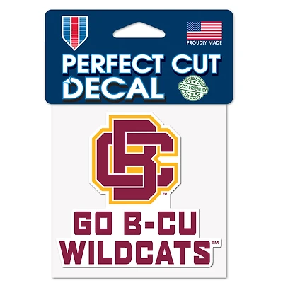WinCraft Bethune-Cookman Wildcats 4'' x 4'' Slogan Perfect Cut Decal