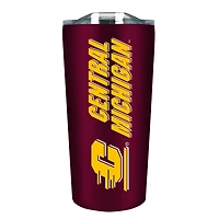 Cent. Michigan Chippewas 18oz. Stainless Steel Soft Touch Tumbler