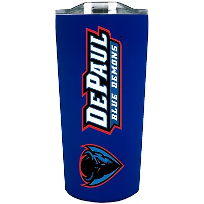 DePaul Blue Demons 18oz. Stainless Steel Soft Touch Tumbler