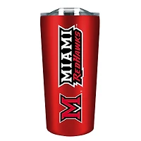 Miami University RedHawks 18oz. Stainless Steel Soft Touch Tumbler