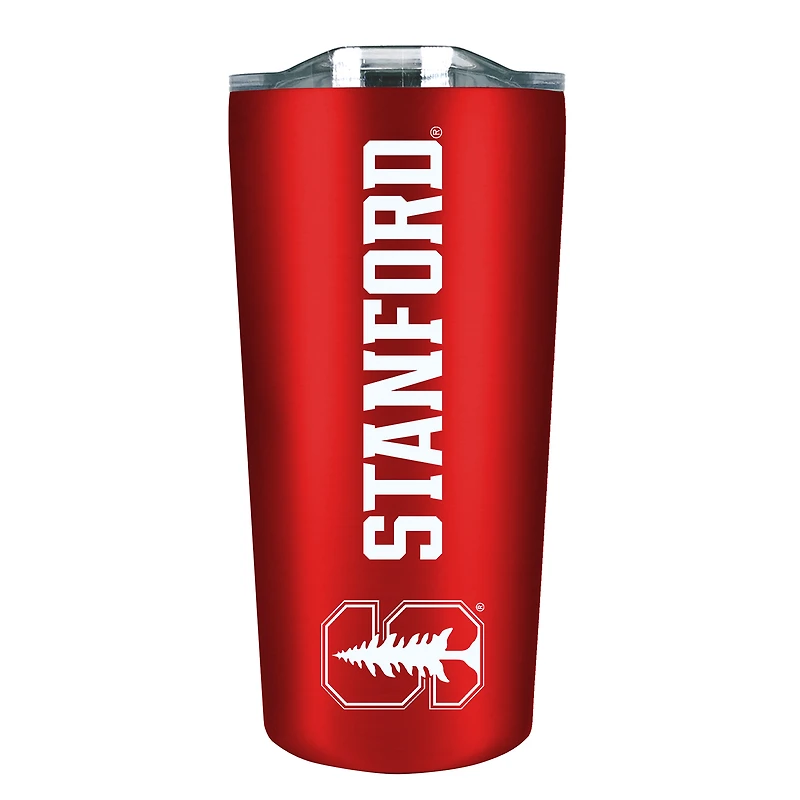 Stanford Cardinal 18oz. Stainless Steel Soft Touch Tumbler