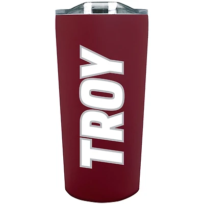 Troy University Trojans 18oz. Stainless Steel Soft Touch Tumbler