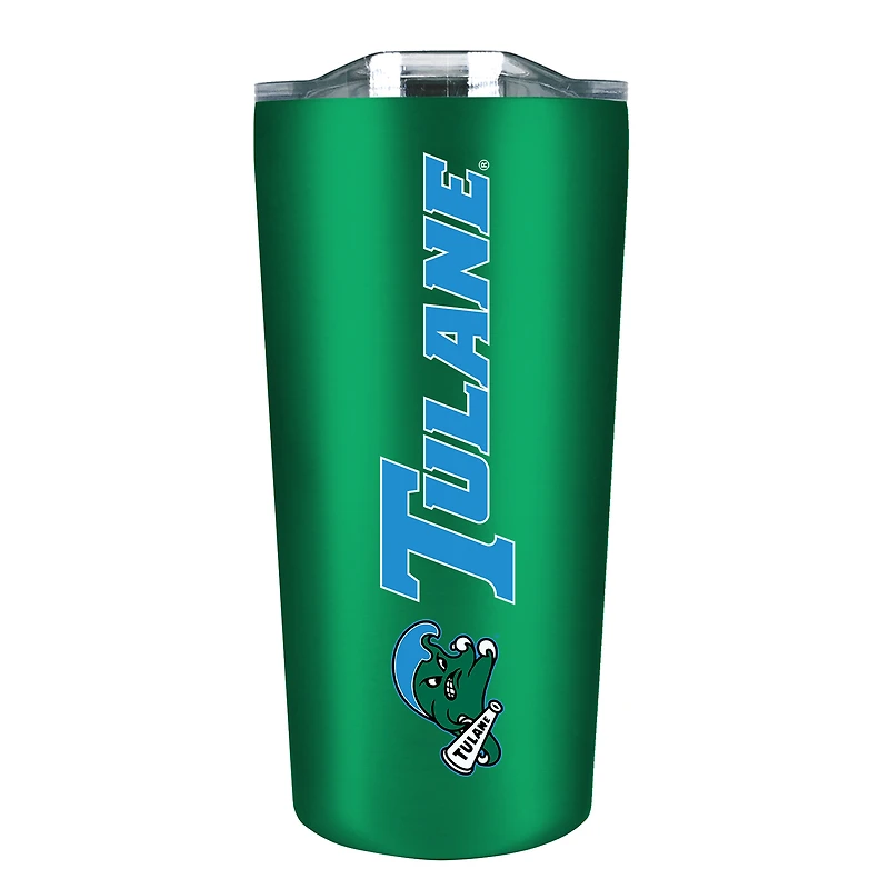 Tulane Green Wave 18oz. Stainless Steel Soft Touch Tumbler