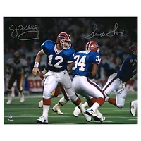 Jim Kelly & Thurman Thomas Buffalo Bills Autographed 16" x 20" Handoff Photograph