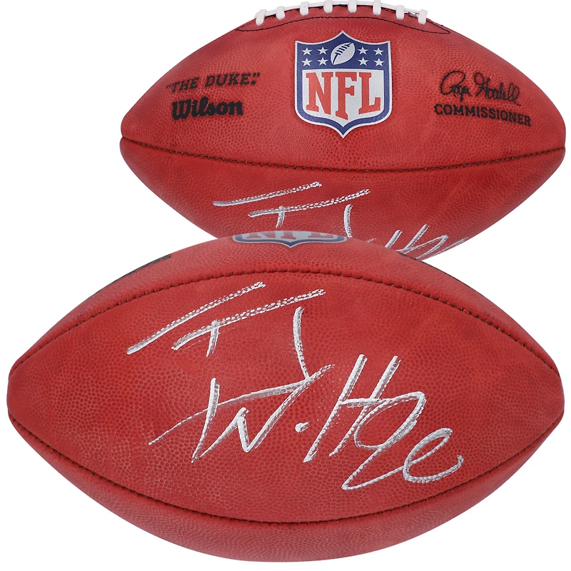 T.J. Watt Pittsburgh Steelers Autographed Wilson "The Duke" Football