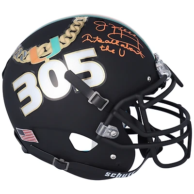 Jim Kelly Miami Hurricanes Autographed Schutt Tradition Authentic Helmet with "IT'S ALL ABOUT THE U" Inscription