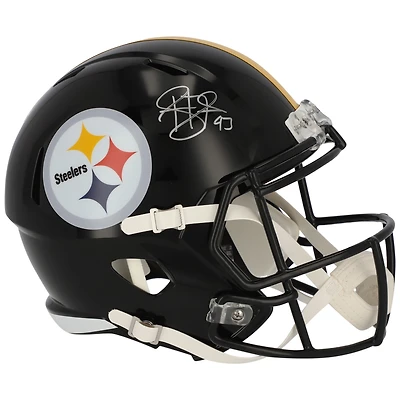 Troy Polamalu Pittsburgh Steelers Autographed Riddell Speed Full-Size Replica Helmet