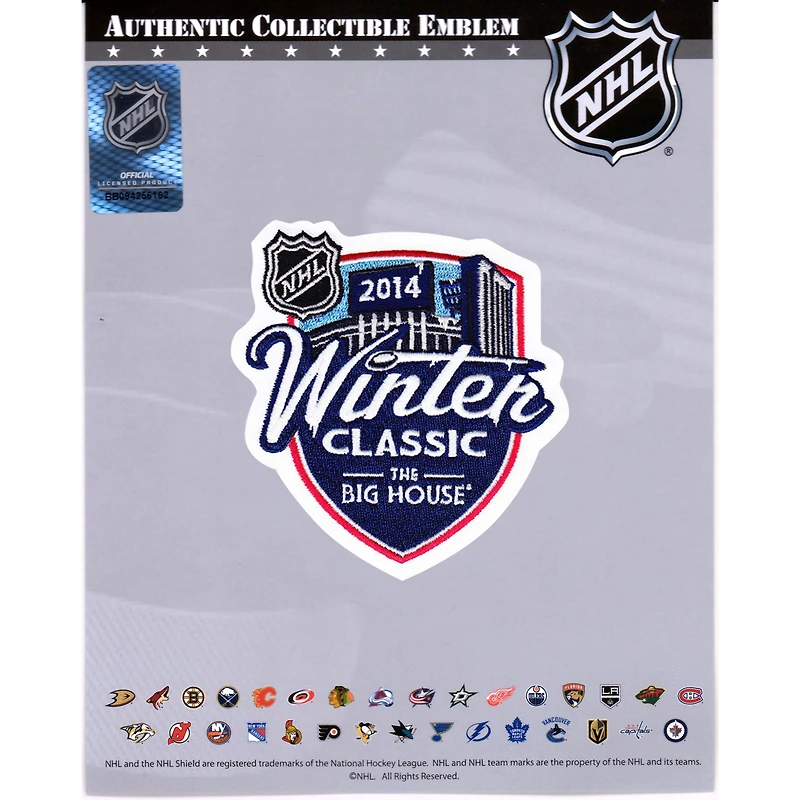 Detroit Red Wings vs. Toronto Maple Leafs 2014 NHL Winter Classic National Emblem Jersey Patch