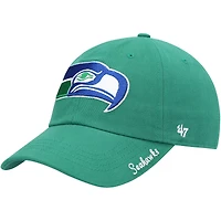 Women's '47 Green Seattle Seahawks Miata Clean Up Legacy Adjustable Hat