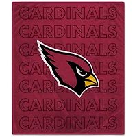 Arizona Cardinals 60" x 70" Echo Wordmark Lightweight Blanket