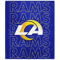 Los Angeles Rams 60" x 70" Echo Wordmark Lightweight Blanket