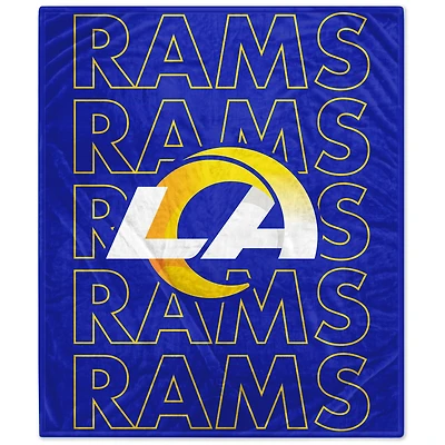 Los Angeles Rams 60" x 70" Echo Wordmark Lightweight Blanket