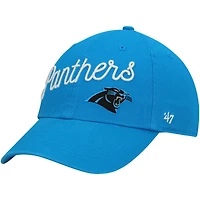 Women's '47 Blue Carolina Panthers Millie Clean Up Adjustable Hat