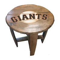 Imperial San Francisco Giants Oak Barrel Table