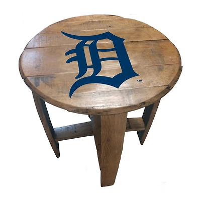 Imperial Detroit Tigers Oak Barrel Table