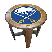 Imperial Buffalo Sabres Oak Barrel Table
