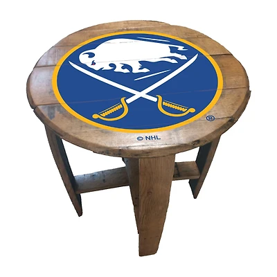 Imperial Buffalo Sabres Oak Barrel Table