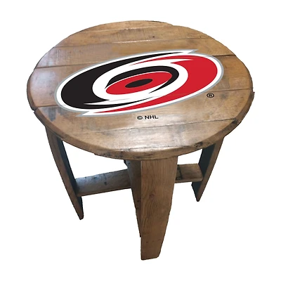 Imperial Carolina Hurricanes Oak Barrel Table