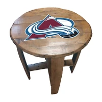 Imperial Colorado Avalanche Oak Barrel Table