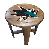 Imperial San Jose Sharks Oak Barrel Table
