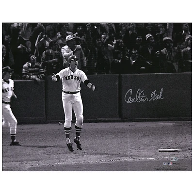Carlton Fisk Boston Red Sox Autographed 16'' x 20'' Stay Fair Photograph