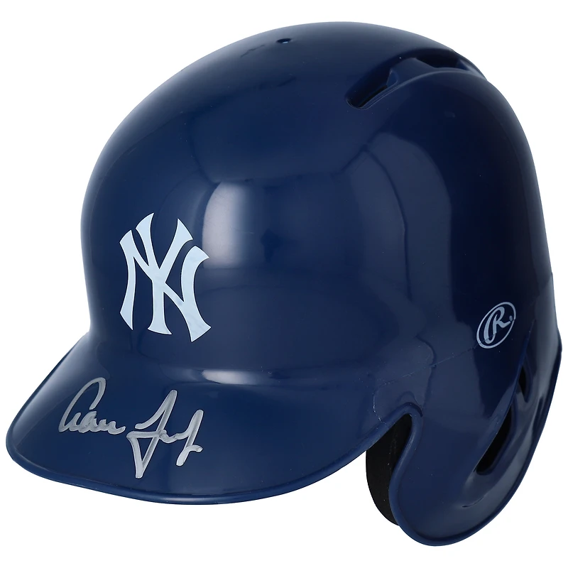 Aaron Judge New York Yankees Autographed Mini Batting Helmet