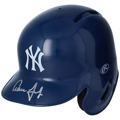 Aaron Judge New York Yankees Autographed Mini Batting Helmet