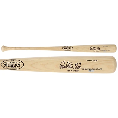 Carlton Fisk Boston Red Sox Autographed Louisville Slugger Bat with "HOF 2000" Inscription