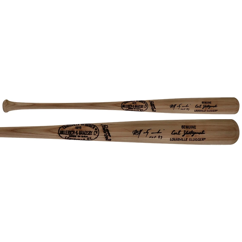 Carl Yastrzemski Boston Red Sox Autographed Louisville Slugger Game Model Bat with "HOF 89" Inscription