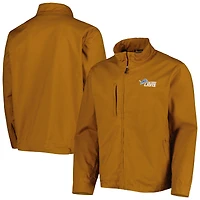 Men's Dunbrooke Tan Detroit Lions Journey Workwear Tri-Blend Full-Zip Jacket