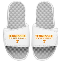 Men's ISlide White Tennessee Volunteers Basketball Wordmark Slide Sandals
