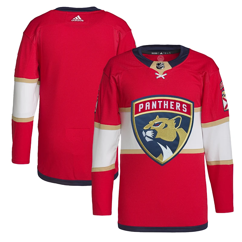 Men's adidas Red Florida Panthers Home Primegreen Authentic Jersey