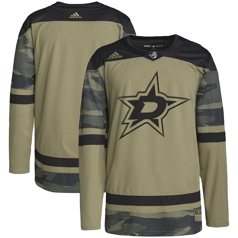 Men's adidas Camo Dallas Stars Military Appreciation Team Authentic Practice Jersey